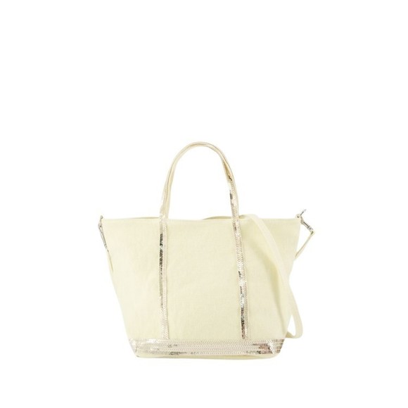 Vanessa Bruno Cabas S Shopper Bag - Linen - Yellow - NWT - Picture 1 of 3